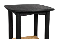 Santorini Black Square End Table