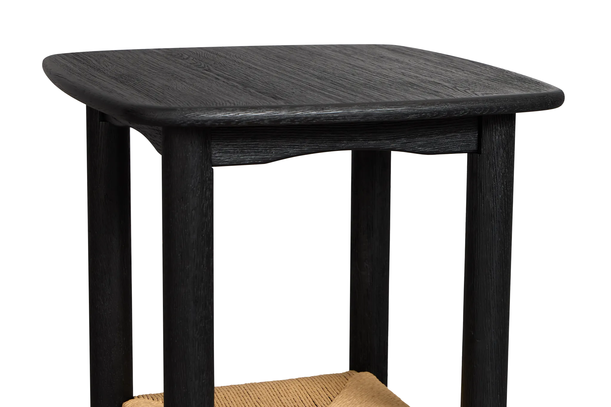 Santorini Black Square End Table