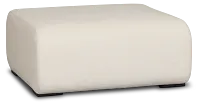 Celeste Light Beige Fabric Ottoman