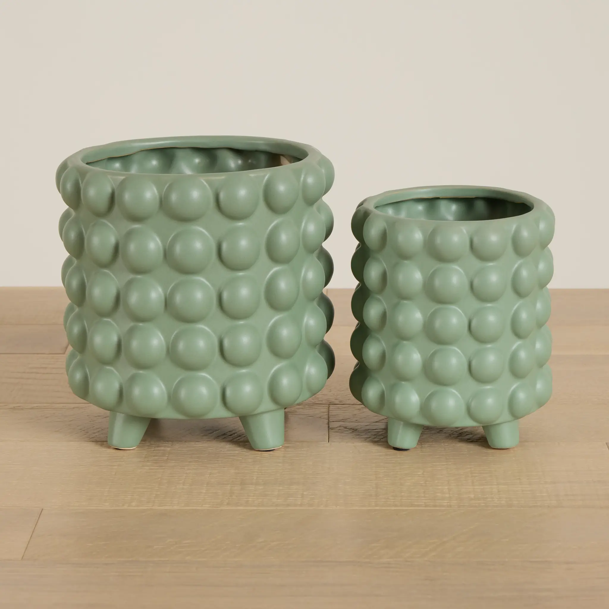 Cappi Light Green Set Of 2 Planter Cappi Light Green Set Of 2 Planter