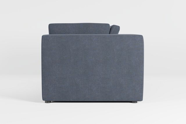 Destin Victory Dark Blue Fabric 2 Piece Modular Sofa