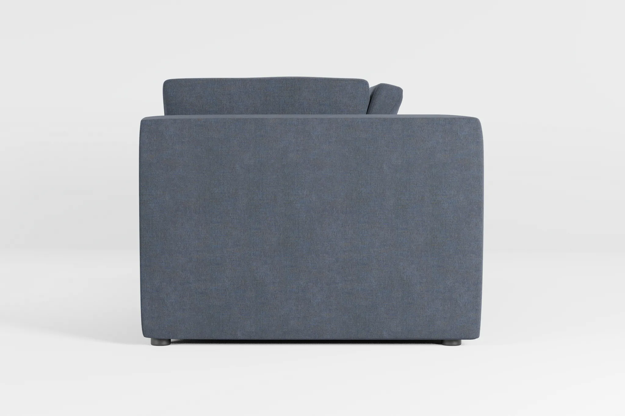 Destin Victory Dark Blue Fabric 2-piece Modular Sofa