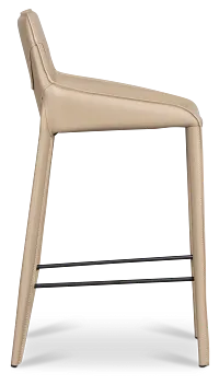 Wakefield Beige 27" Upholstered Barstool