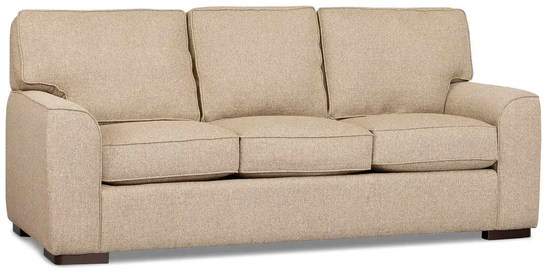 Sinclair Brown Fabric Sofa Sinclair Brown Fabric Sofa