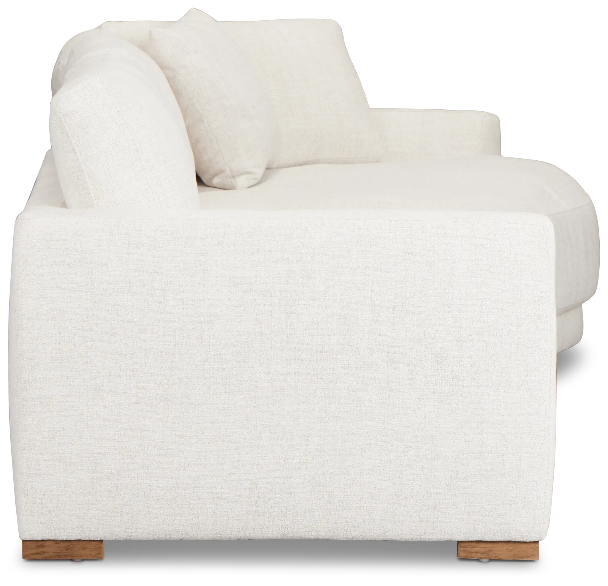 Maeve Light Beige Fabric Right-arm Cuddler Sectional Maeve Light Beige Fabric Right-arm Cuddler Sectional