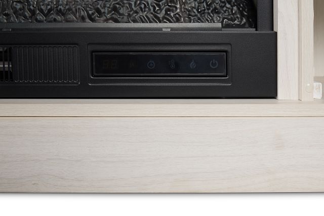 Westlake Two-tone 65" Tv Stand With Fireplace Insert