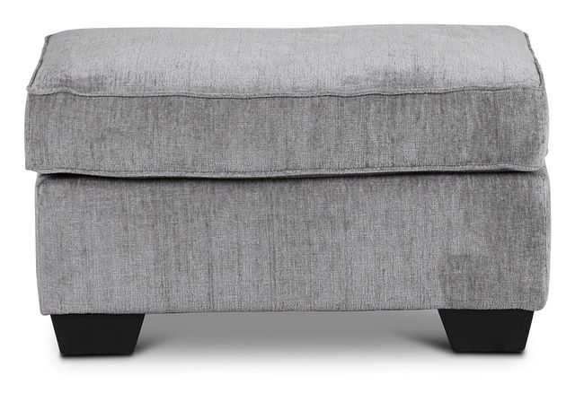 Altari Light Gray Micro Ottoman