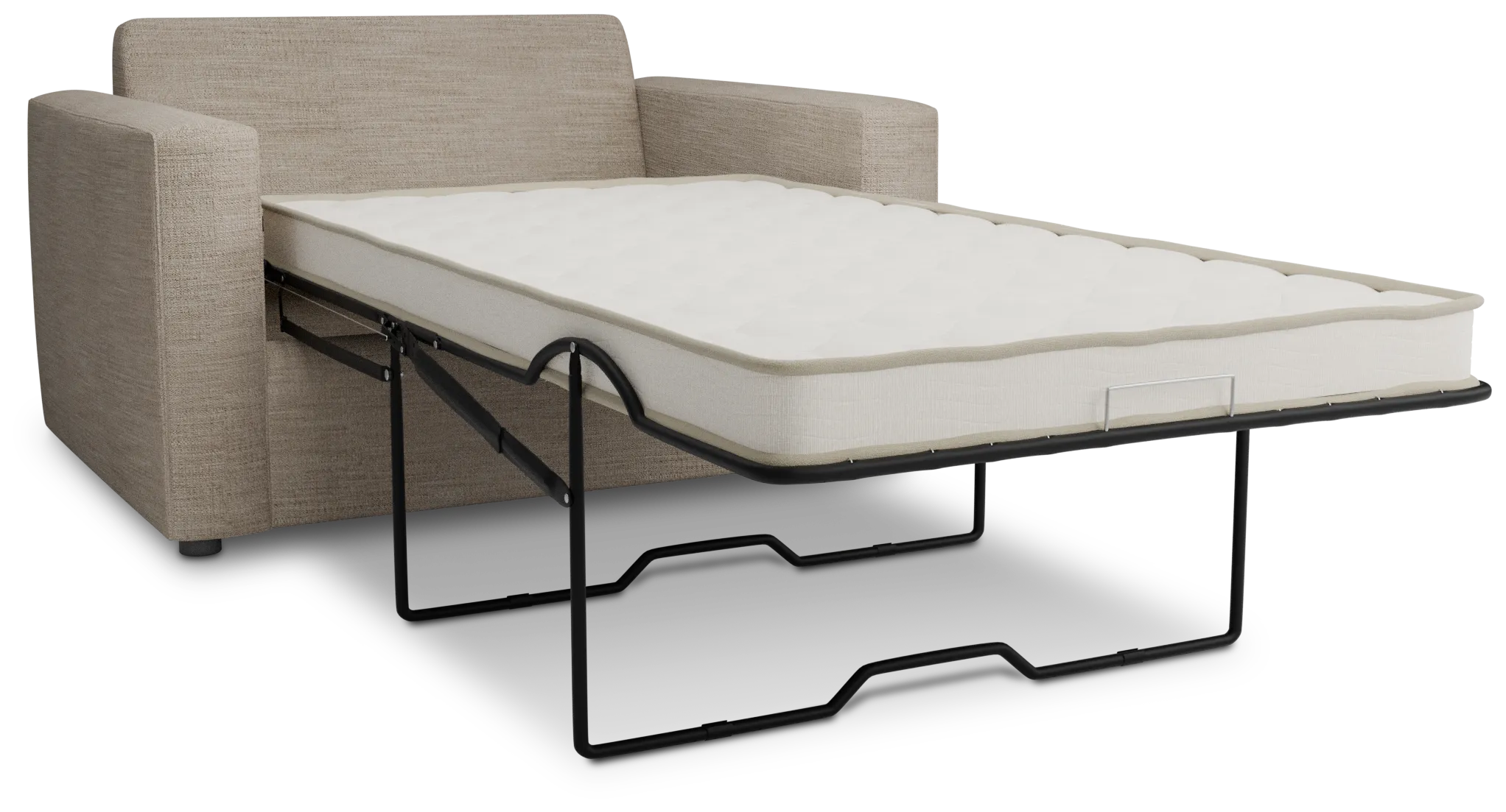 Siesta Victory Taupe Fabric Innerspring Sleeper