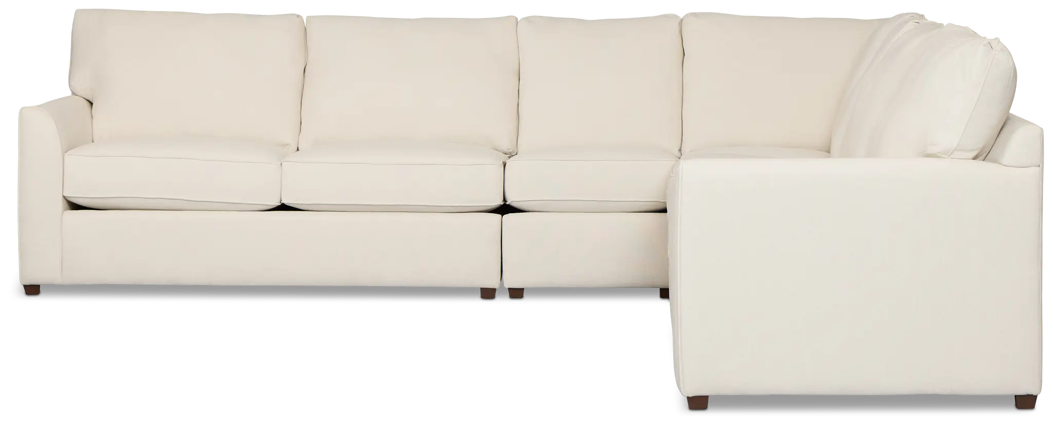 Tate Light Beige Fabric Large Two-arm Sectional Tate Light Beige Fabric Large Two-arm Sectional