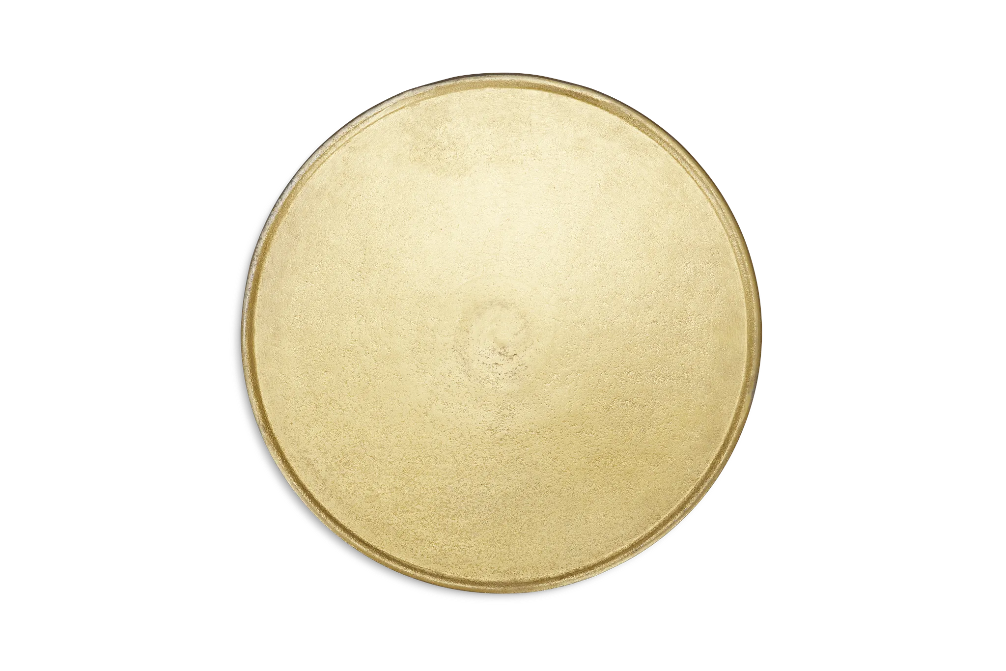 Brent Gold Metal Accent Table