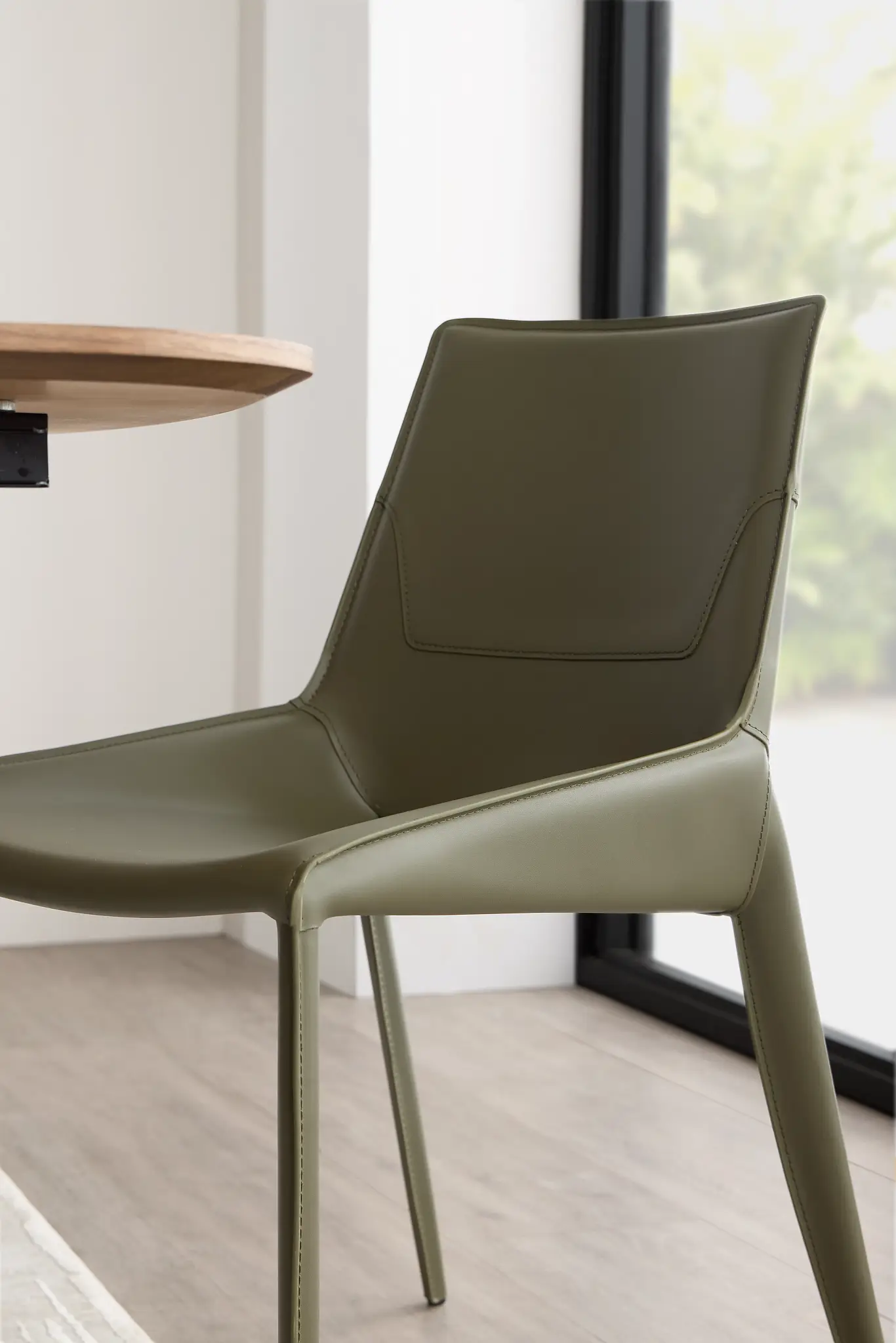 Wayne Dark Green Upholstered Side Chair Wayne Dark Green Upholstered Side Chair