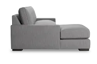 Edgewater Revenue Gray Left Chaise Sectional