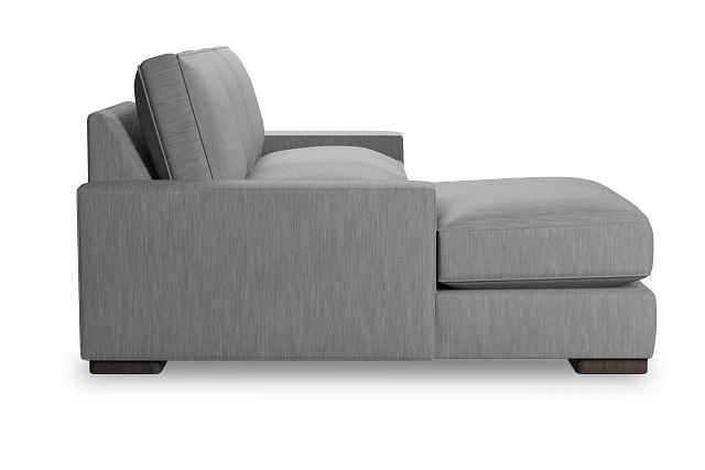 Edgewater Revenue Gray Left Chaise Sectional