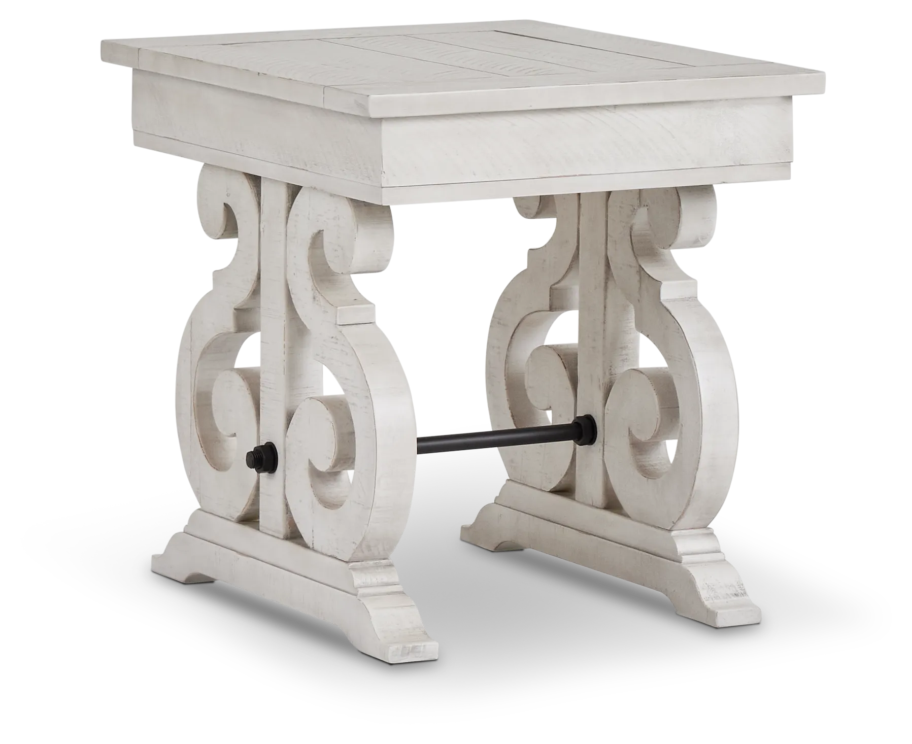 Sonoma Ivory Storage End Table