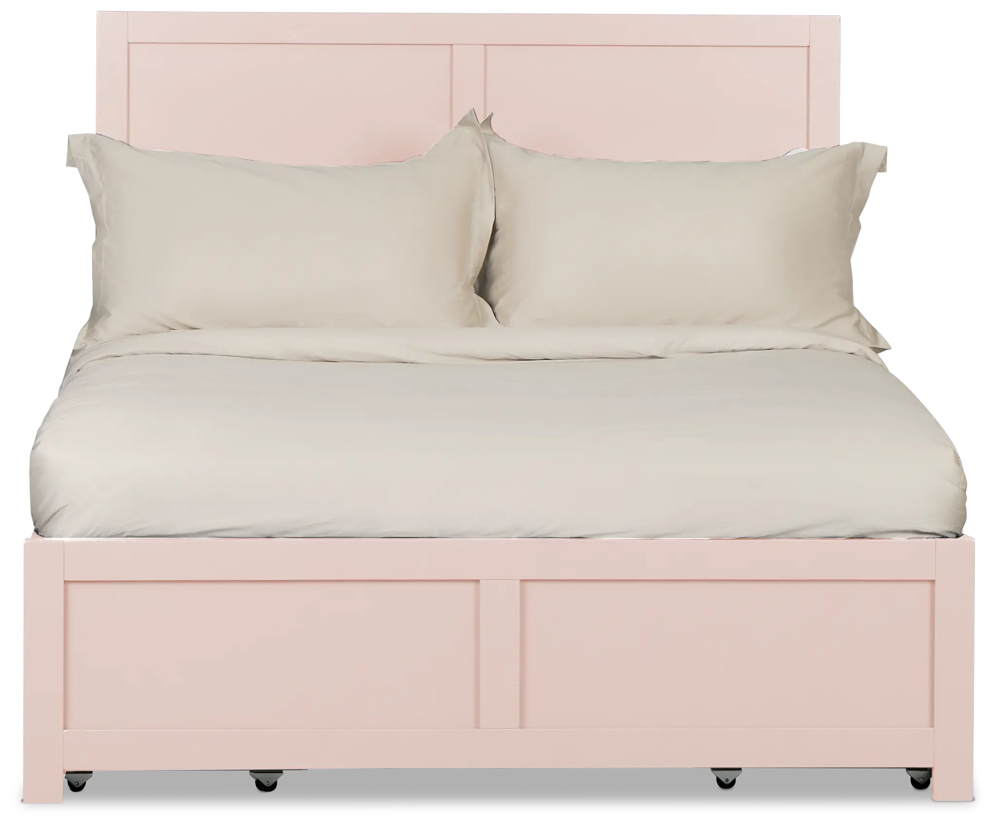 Charleston Pink Panel Bed With 4 Storage Drawers Charleston Pink Panel Bed With 4 Storage Drawers