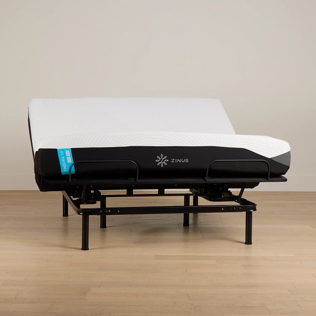 Zinus Endura 1.0 Firm Slat Adjustable Mattress Set