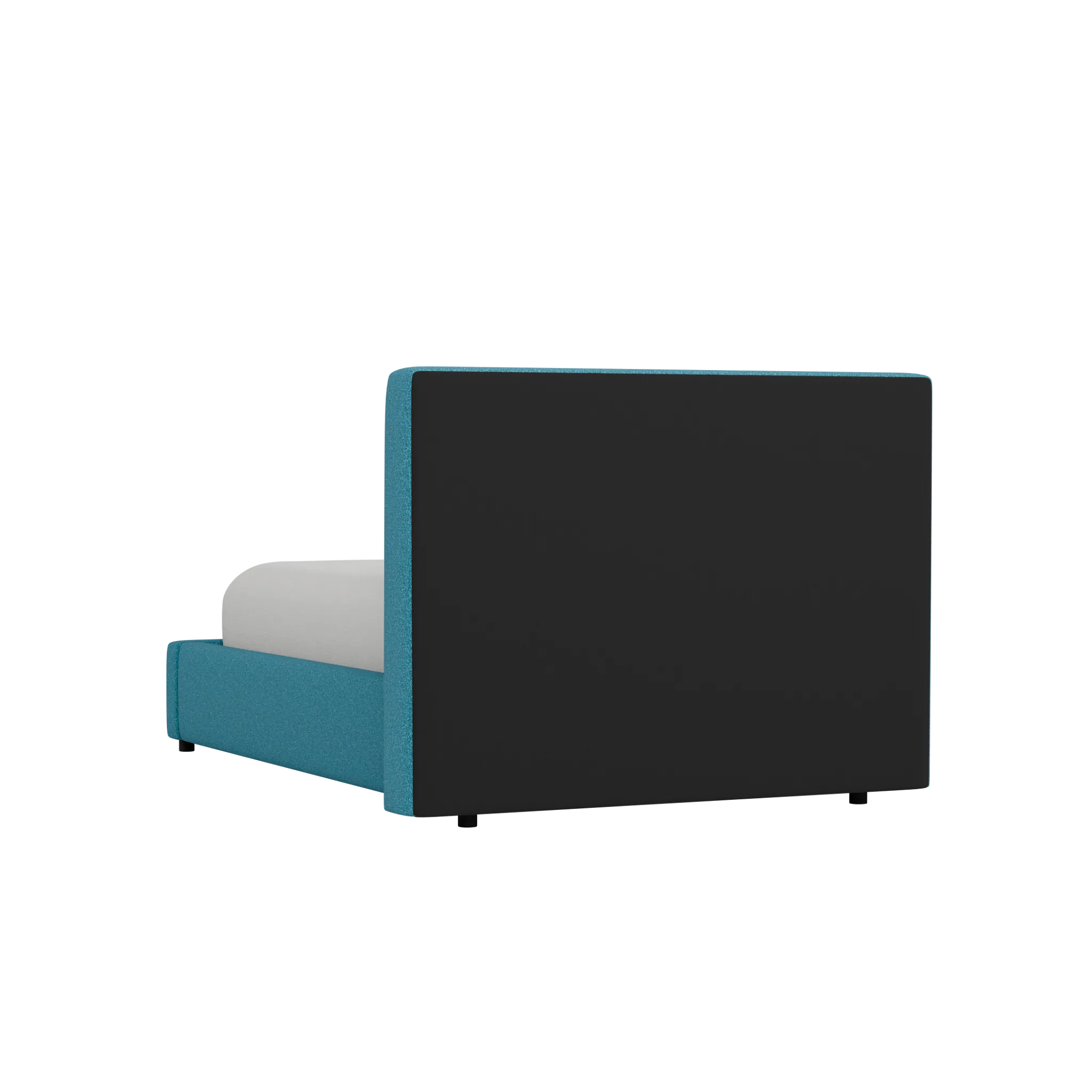 Grayton Elite Teal 44" Upholstered Platform Bed