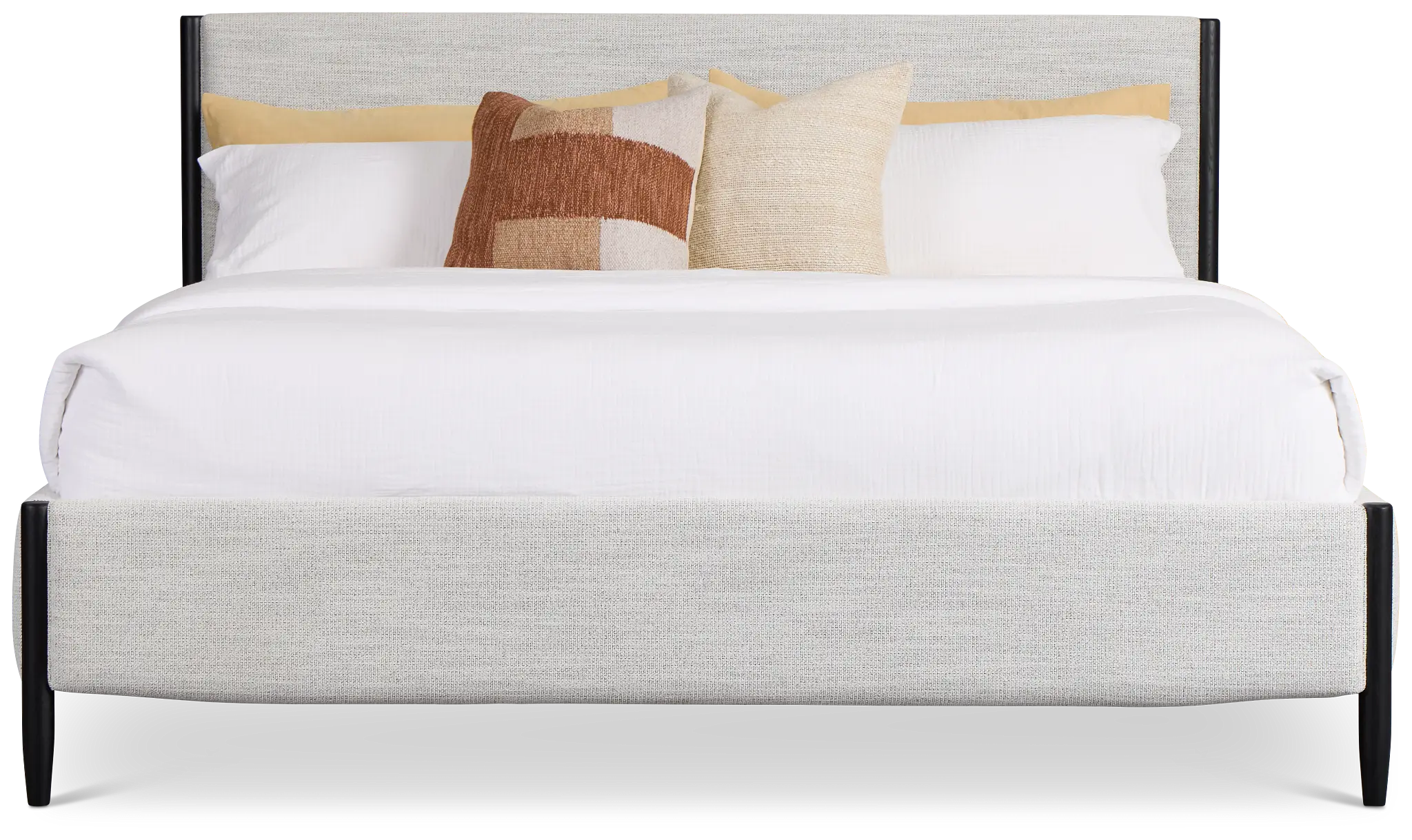 Stockton Black Uph Panel Bed Stockton Black Uph Panel Bed