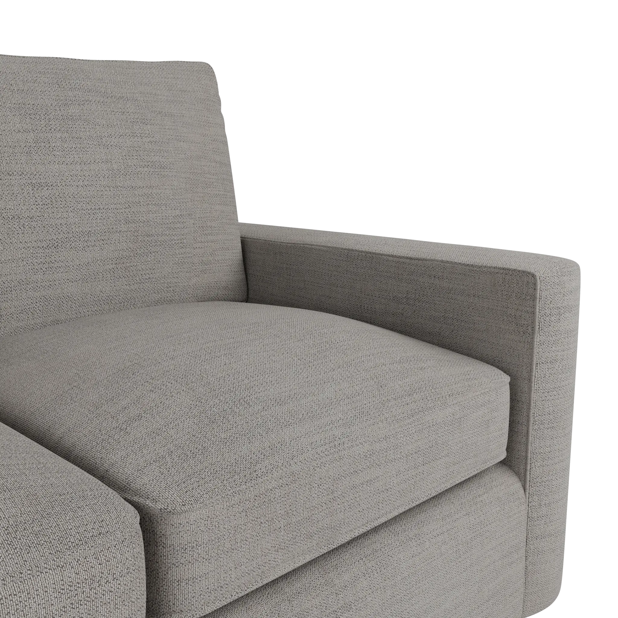 Siesta Maguire Pewter Fabric Loveseat Siesta Maguire Pewter Fabric Loveseat