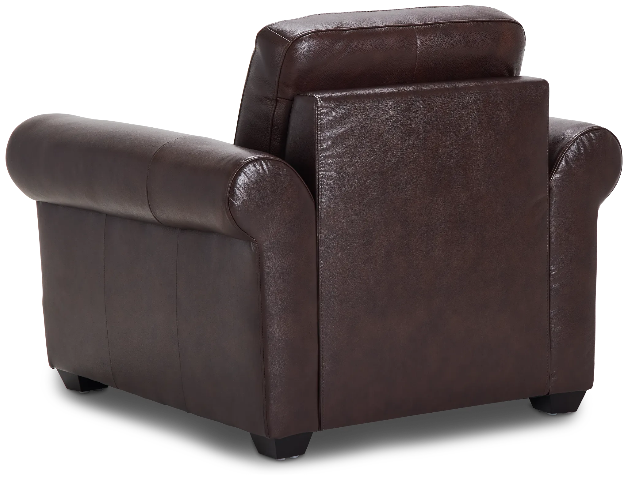 Lincoln Medium Brown Lthr/vinyl Chair