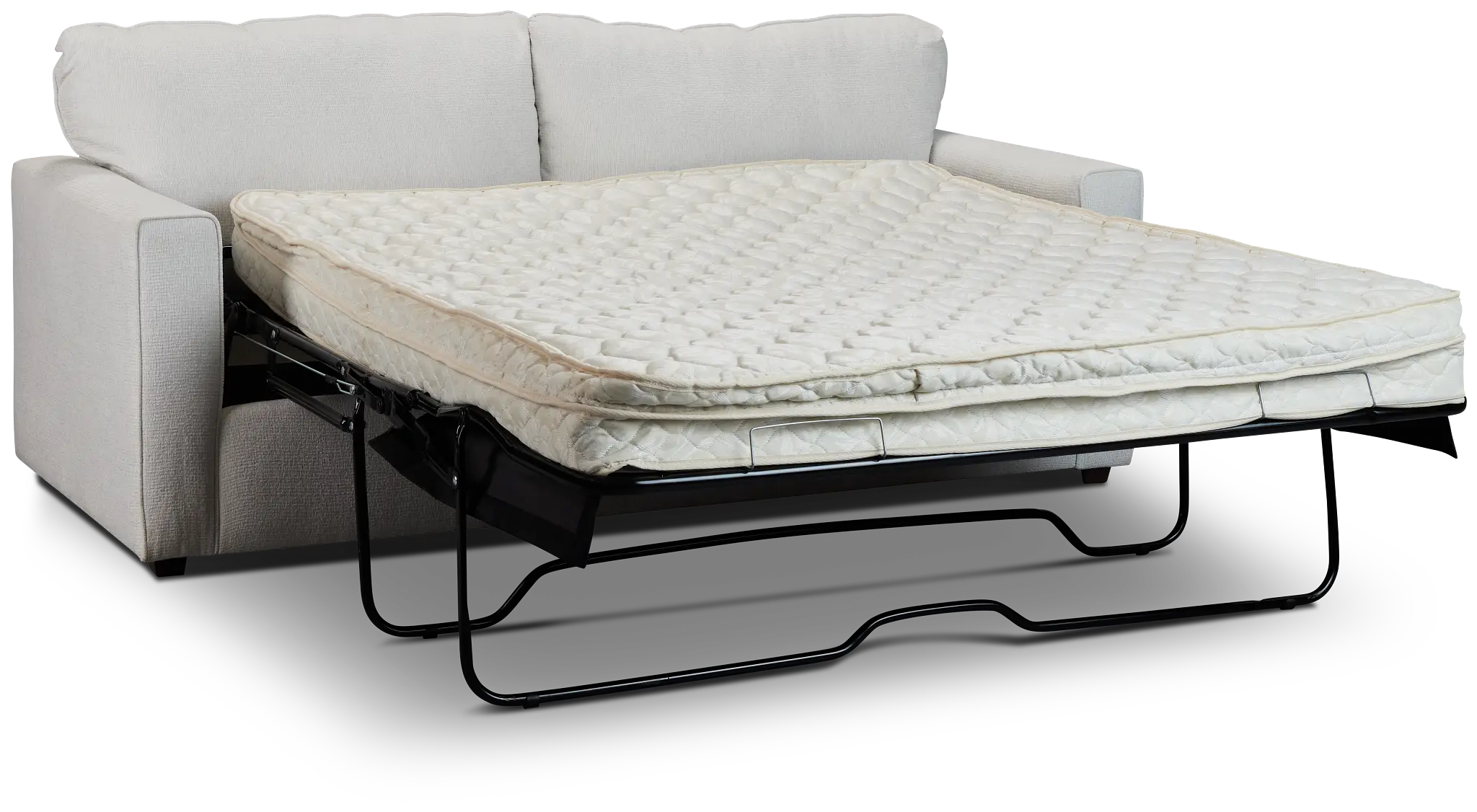 Avalon White Fabric Innerspring Sleeper Avalon White Fabric Innerspring Sleeper