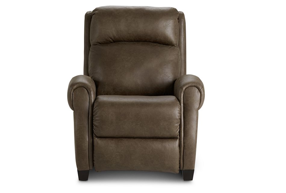 Wilson Dark Brown Micro Zero Gravity Power Recliner W/heat & Massage