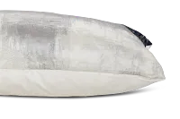 Langston Gray Velvet Lumbar Accent Pillow