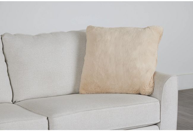 Kaycee Champagne 24" Accent Pillow
