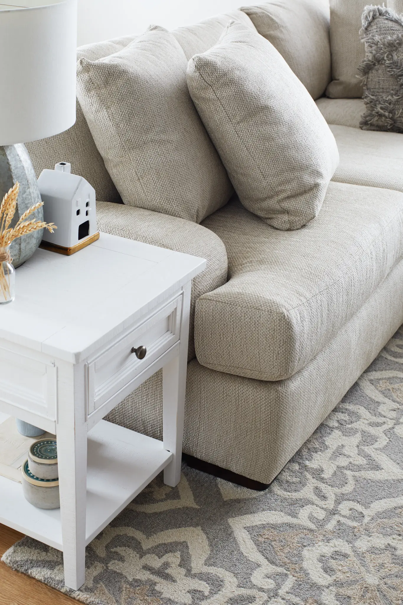 Heron Cove White Rectangular End Table Heron Cove White Rectangular End Table