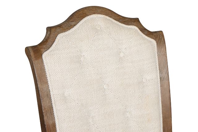 Rustic Patina Light Tone Upholstered Side Chair