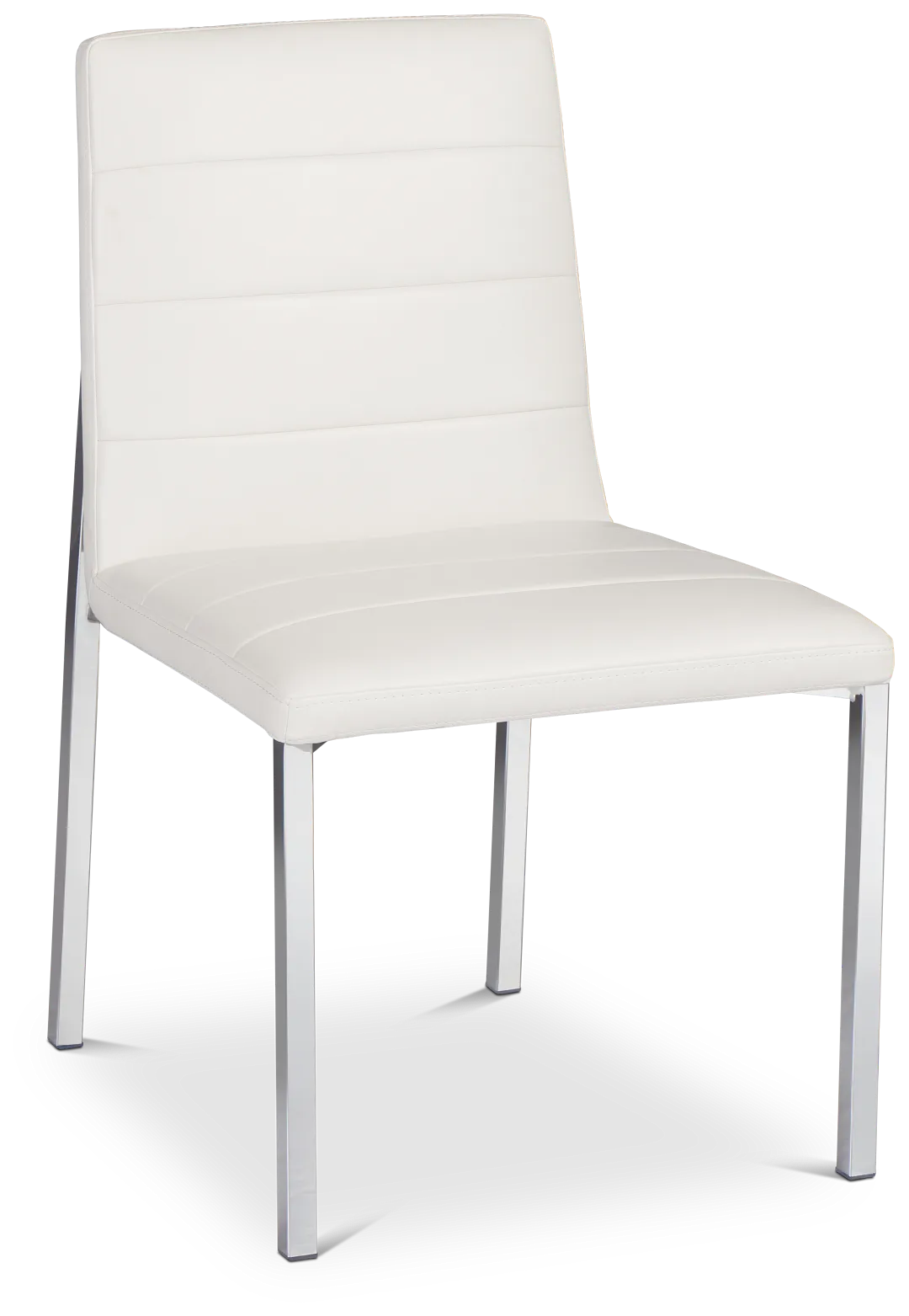 Amalfi White Upholstered Side Chair