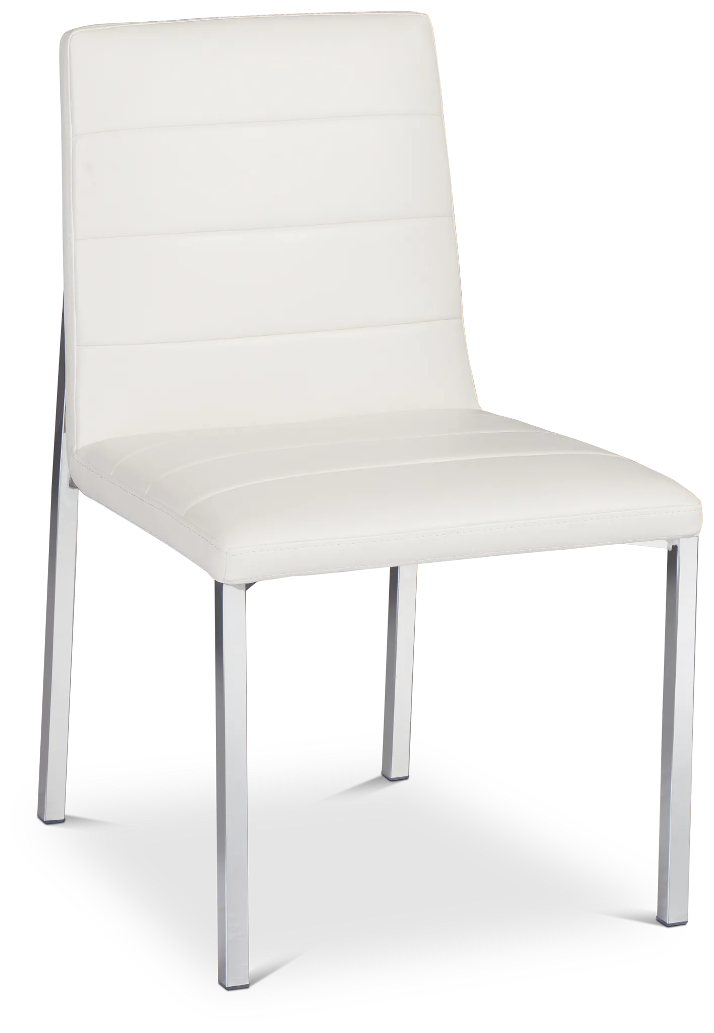Amalfi White Upholstered Side Chair