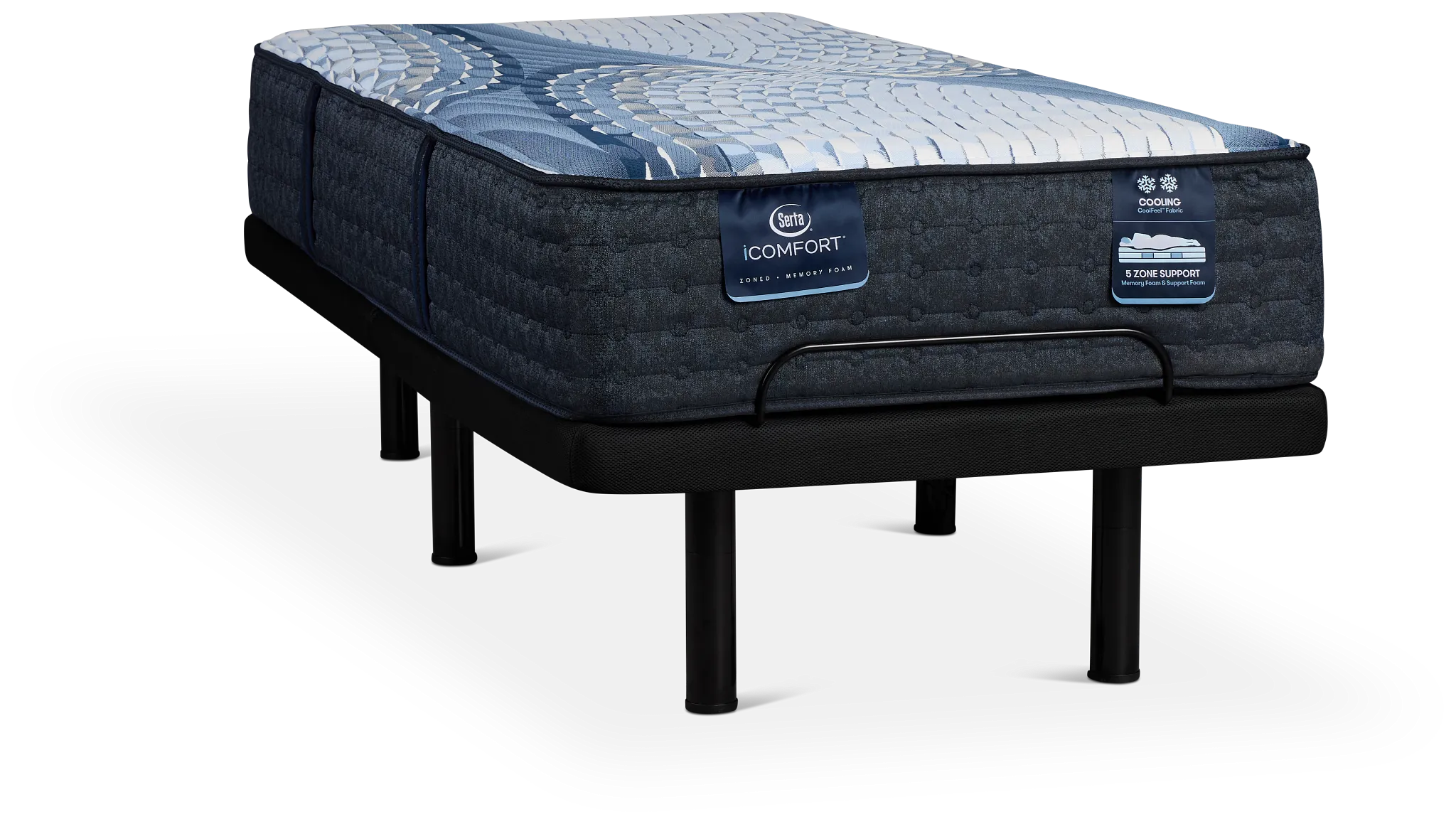 Serta Icomfort Elana Firm Plus Adjustable Mattress Set