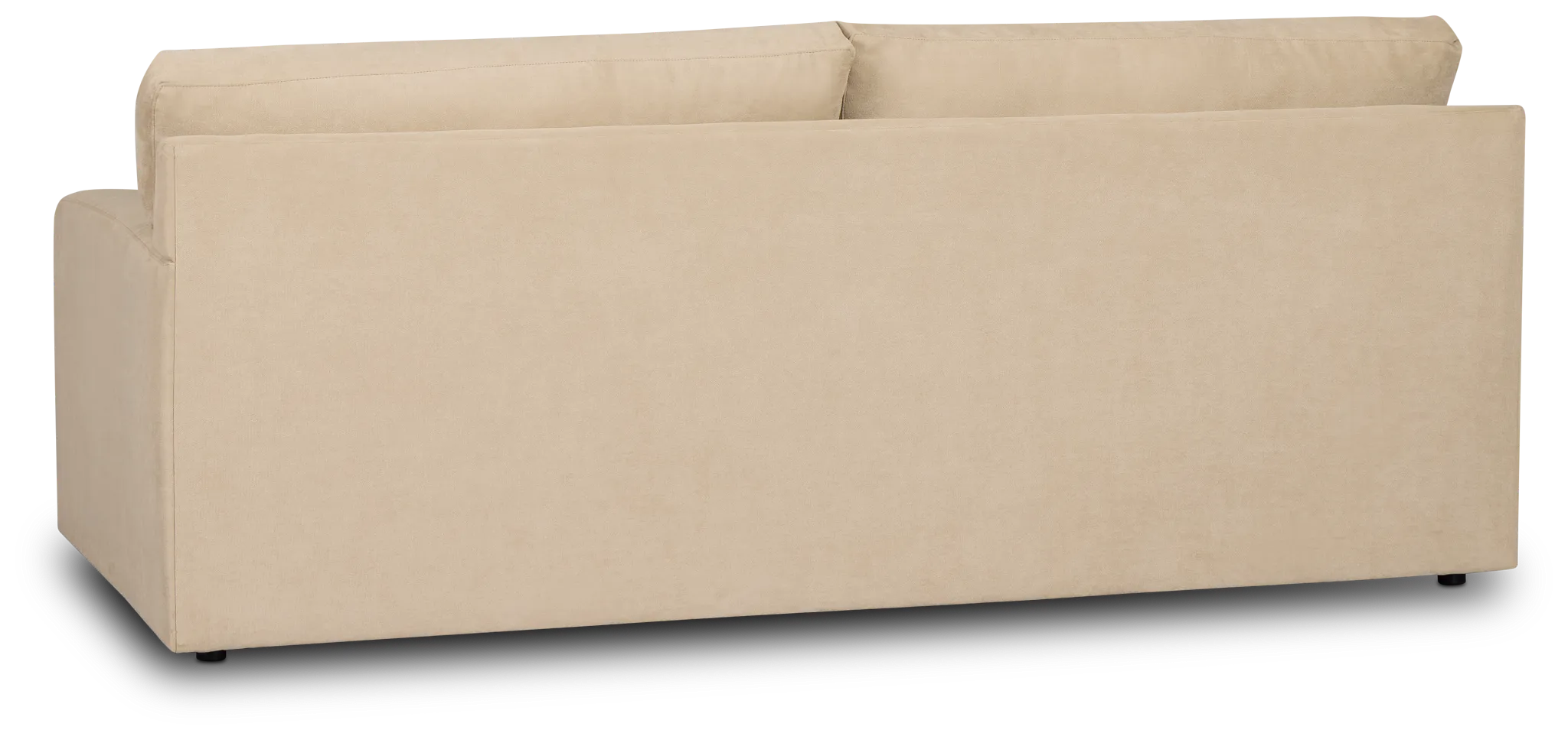Hudson Beige Fabric Memory Foam Sleeper