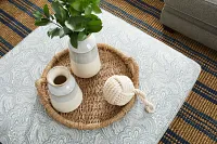 Avery Dark Gray Fabric Medium Right Chaise Sectional