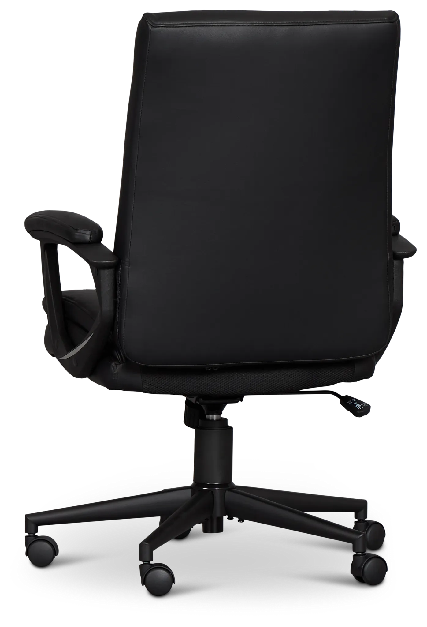 Krista Black Upholstered Desk Chair