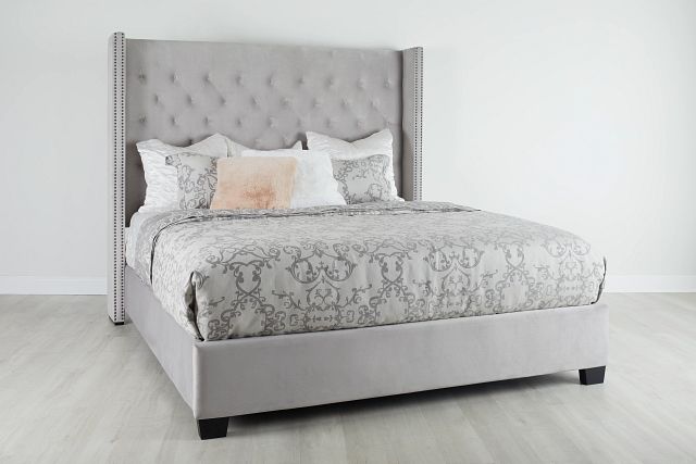 Sloane Light Gray Uph Shelter Bed (0)