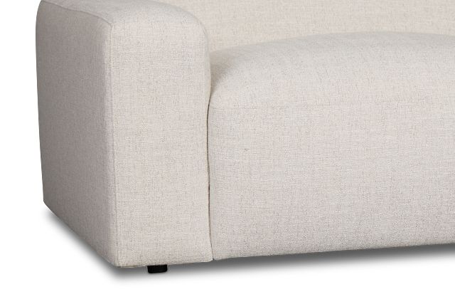Baylor Light Beige Fabric 2-piece Modular Sofa
