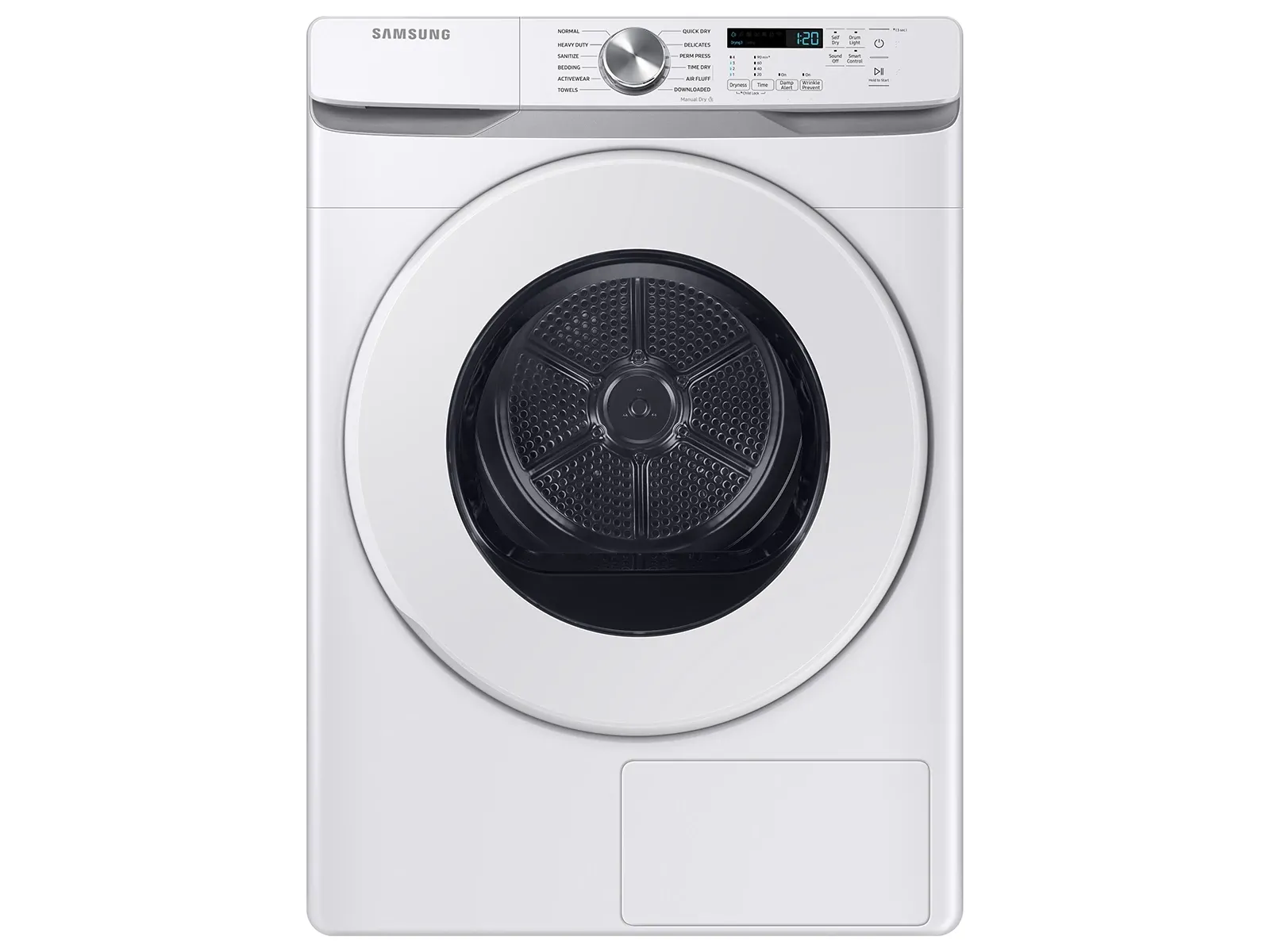 Samsung 6000 Series White Front Load Electric Dryer