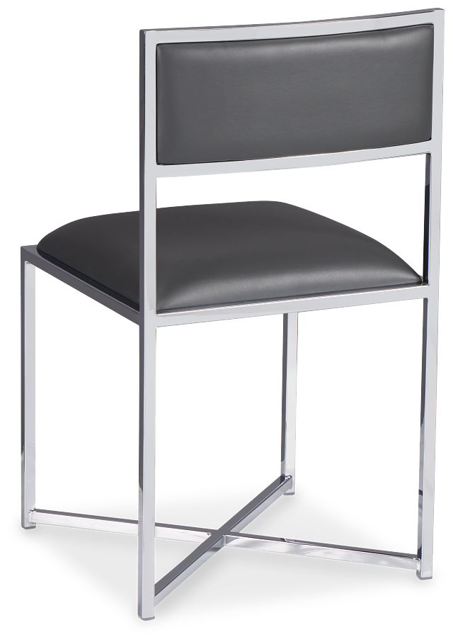 Amalfi Gray Stnl Steel Side Chair