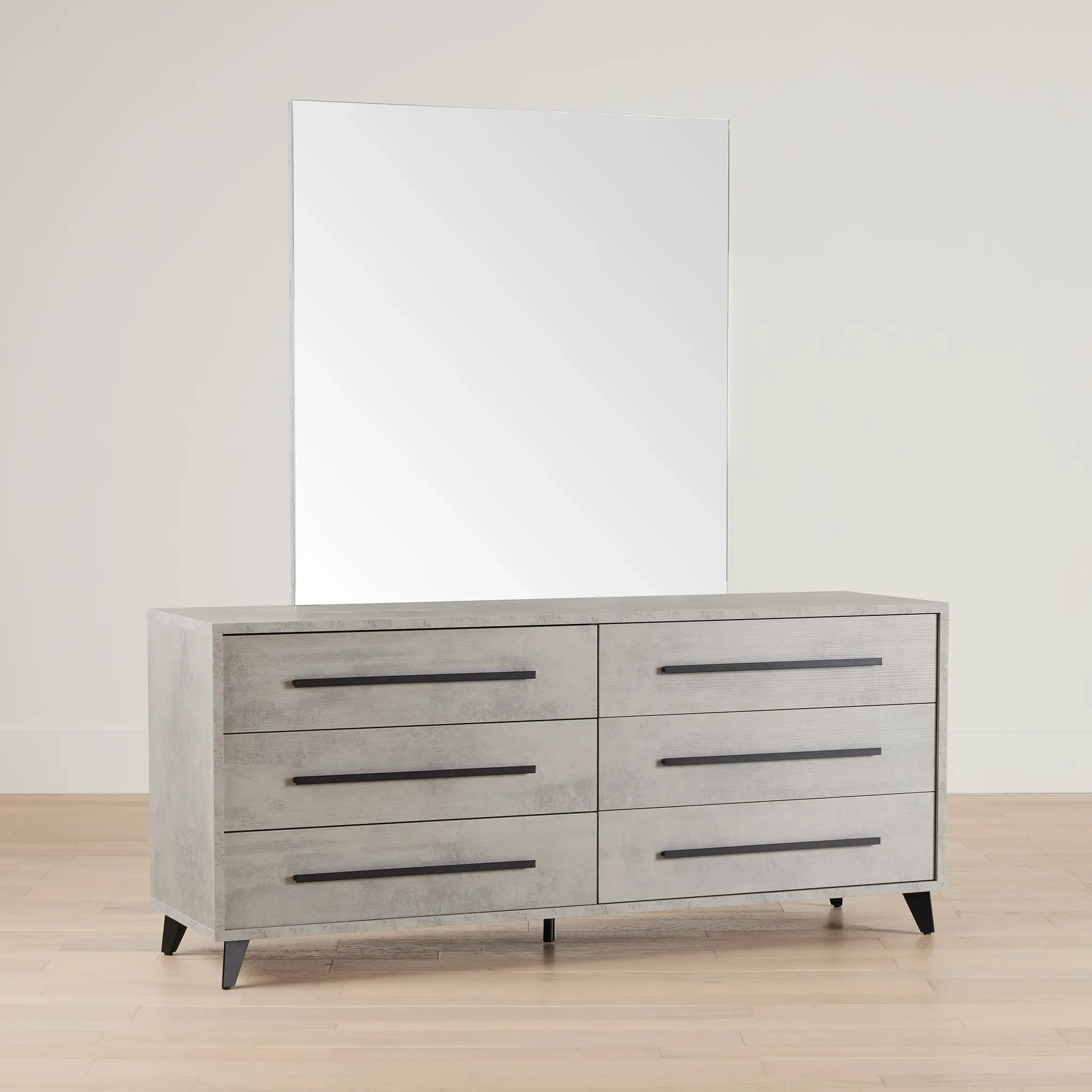 Pomona Gray Dresser & Mirror Pomona Gray Dresser & Mirror