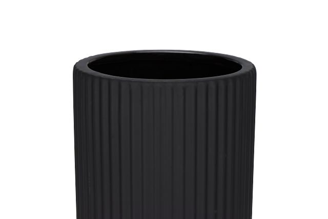Rivi Black Medium Vase