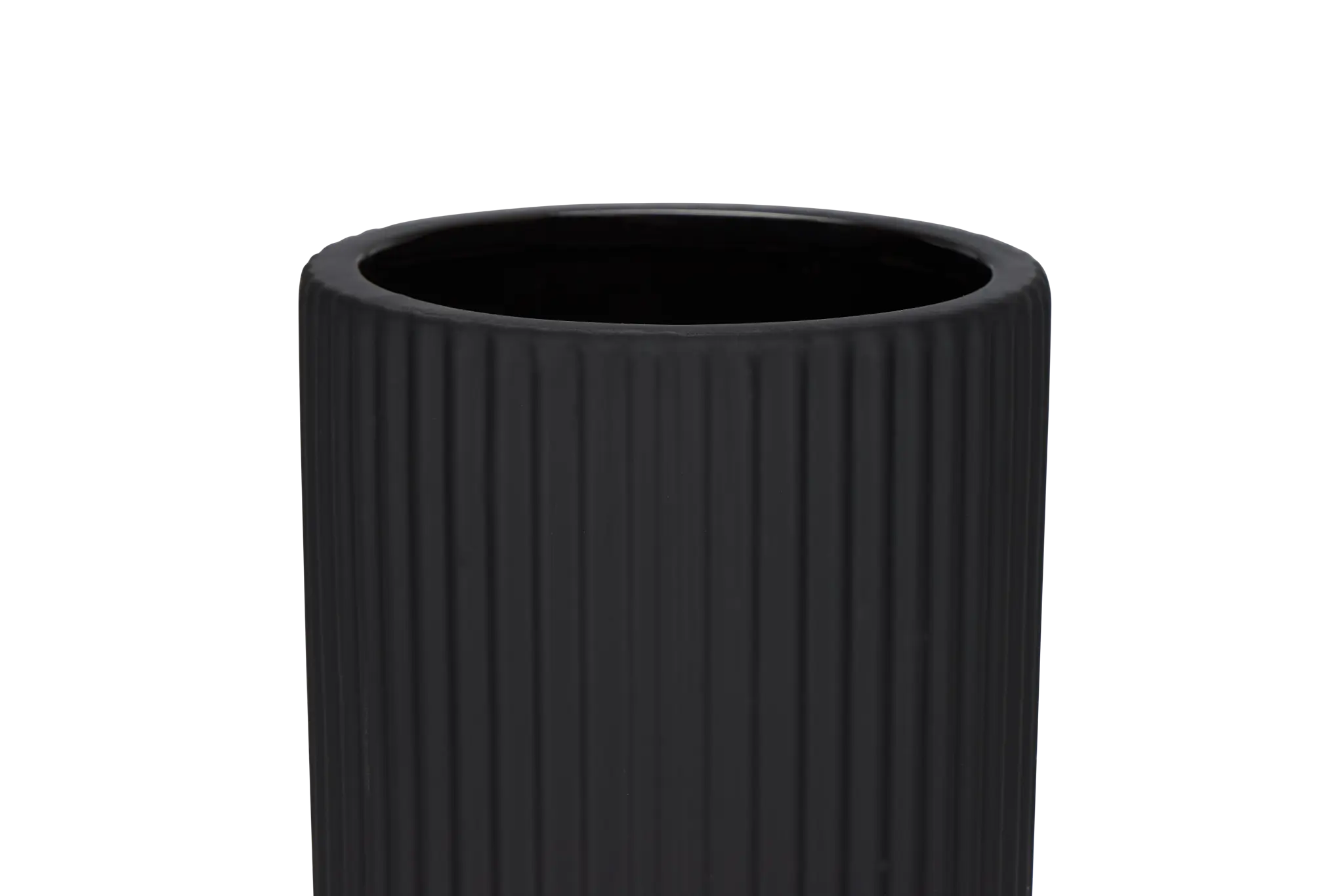 Rivi Black Medium Vase Rivi Black Medium Vase