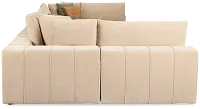 Cruz Light Beige Fabric 8-piece Pit Sectional