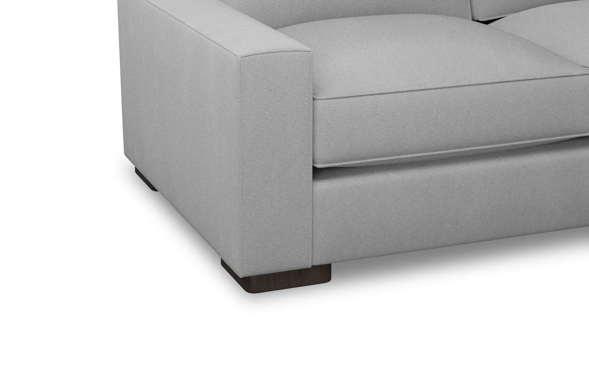 Edgewater Delray Light Gray Large Right Chaise Sectional