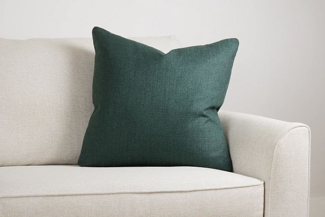 Zeke Green 22" Accent Pillow