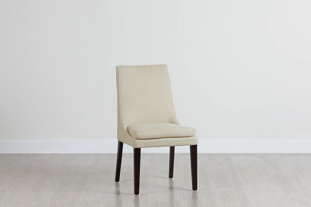 Gaby Light Beige Upholstered Side Chair