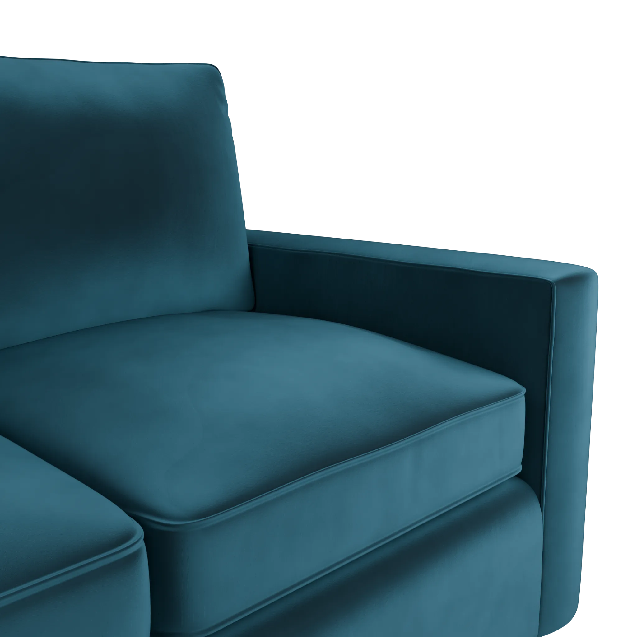 Siesta Joya Teal Fabric Innerspring Sleeper