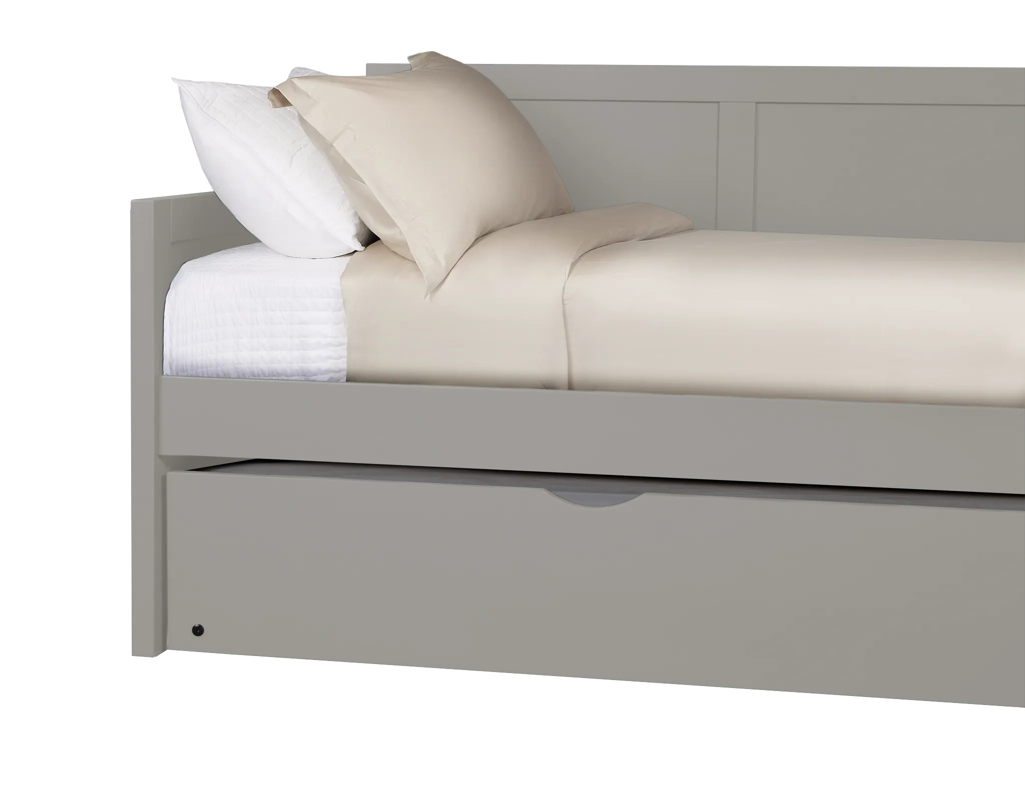 Charleston Gray Panel Trundle Bed