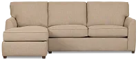 Tate Brown Fabric Left Chaise Sectional